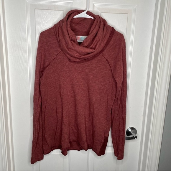 Free People Beach Cocoon Cowl Pullover in Terracotta Oversized XS/S - Picture 4 of 12